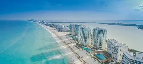Cancun coastline